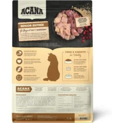 ACANA Senior Entrée Free-Run Chicken & Turkey Dry Cat Food -PurePet Bites Shop 638206 PT1. AC SS1800 V1662741602