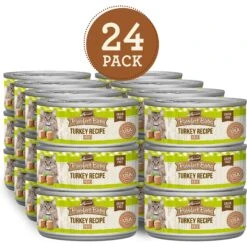 Merrick Purrfect Bistro Grain-Free Turkey Pate Canned Cat Food -PurePet Bites Shop 64262 PT1. AC SS1800 V1696265025