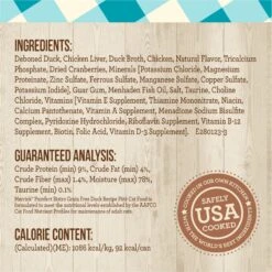 Merrick Purrfect Bistro Grain-Free Wet Cat Food Duck Recipe Pate -PurePet Bites Shop 64265 PT5. AC SS1800 V1696264910