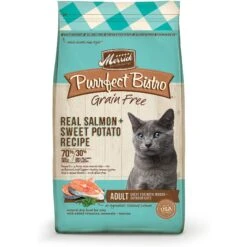 Merrick Purrfect Bistro Grain-Free Real Salmon + Sweet Potato Recipe Adult Dry Cat Food