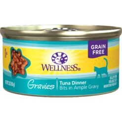 Wellness Natural Grain-Free Gravies Turkey Dinner Canned Cat Food + 2 Items -PurePet Bites Shop 646830 PT1. AC SS1800 V1664560493