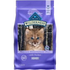 Blue Buffalo Wilderness High Protein Natural Grain-Free Chicken Kitten Dry Cat Food + 2 Items -PurePet Bites Shop 646838 PT1. AC SS1800 V1664554789