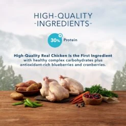 Blue Buffalo Wilderness High Protein Natural Grain-Free Chicken Kitten Dry Cat Food + 2 Items -PurePet Bites Shop 646838 PT3. AC SS1800 V1664560908