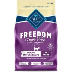 Blue Buffalo Freedom Indoor Mature Chicken Recipe Grain-Free Dry Cat Food