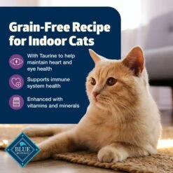 Blue Buffalo Freedom Indoor Mature Chicken Recipe Grain-Free Dry Cat Food -PurePet Bites Shop 64713 PT3. AC SS1800 V1649111787