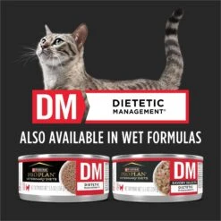 Purina Pro Plan Veterinary Diets DM Dietetic Management Dry Cat Food 16 Purina Pro Plan Veterinary Diets DM Dietetic Management Dry Cat Food -PurePet Bites Shop 64868 PT5. AC SS1800 V1700162635
