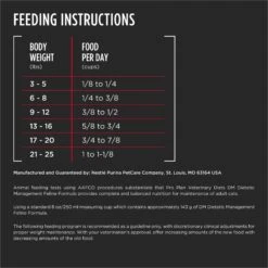 Purina Pro Plan Veterinary Diets DM Dietetic Management Dry Cat Food 18 Purina Pro Plan Veterinary Diets DM Dietetic Management Dry Cat Food -PurePet Bites Shop 64868 PT7. AC SS1800 V1700158315