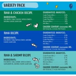 Tiny Tiger Chunks In Gravy Salmon & Whitefish Recipe Grain-Free Canned Cat Food & Tiny Tiger, Lickables, Variety Pack, Bisque Cat Treat & Topper -PurePet Bites Shop 652790 PT7. AC SS1800 V1664899440