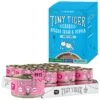 Tiny Tiger Pate Salmon Recipe Grain-Free Canned Cat Food & Tiny Tiger, Lickables, Variety Pack, Bisque Cat Treat & Topper -PurePet Bites Shop 652902 MAIN. AC SS1800 V1664895660