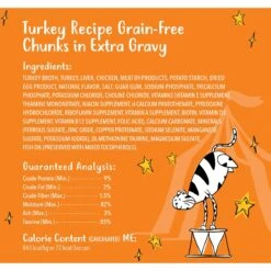 Tiny Tiger Chunks In EXTRA Gravy Turkey Recipe Grain-Free Canned Cat Food & Tiny Tiger Lickables, Senior Formula, Tuna & Chicken Recipe, Bisque Cat Treat & Topper -PurePet Bites Shop 653038 PT3. AC SS1800 V1664899672