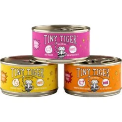 Tiny Tiger Pate Beef & Poultry Recipes Variety Pack Grain-Free Canned Cat Food & Tiny Tiger Lickables, Senior Formula, Tuna & Chicken Recipe, Bisque Cat Treat & Topper -PurePet Bites Shop 653046 PT2. AC SS1800 V1664899439