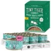 Tiny Tiger Pate Seafood Recipe Grain-Free Canned Cat Food & Tiny Tiger Lickables, Senior Formula, Tuna & Chicken Recipe, Bisque Cat Treat & Topper -PurePet Bites Shop 653078 MAIN. AC SS1800 V1664898054