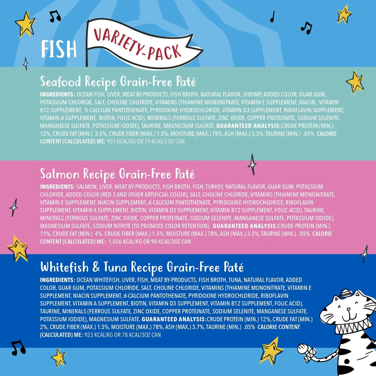 Tiny Tiger Pate Seafood Recipes Variety Pack Grain-Free Canned Cat Food & Tiny Tiger Lickables, Senior Formula, Tuna & Chicken Recipe, Bisque Cat Treat & Topper 6 Tiny Tiger Pate Seafood Recipes Variety Pack Grain-Free Canned Cat Food & Tiny Tiger Lickables, Senior Formula, Tuna & Chicken Recipe, Bisque Cat Treat & Topper - Image 4