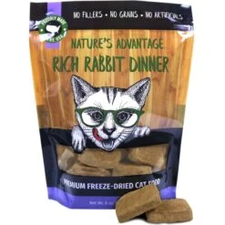 Nature's Advantage Rich Rabbit Dinner Cat Food, 8-oz Bag