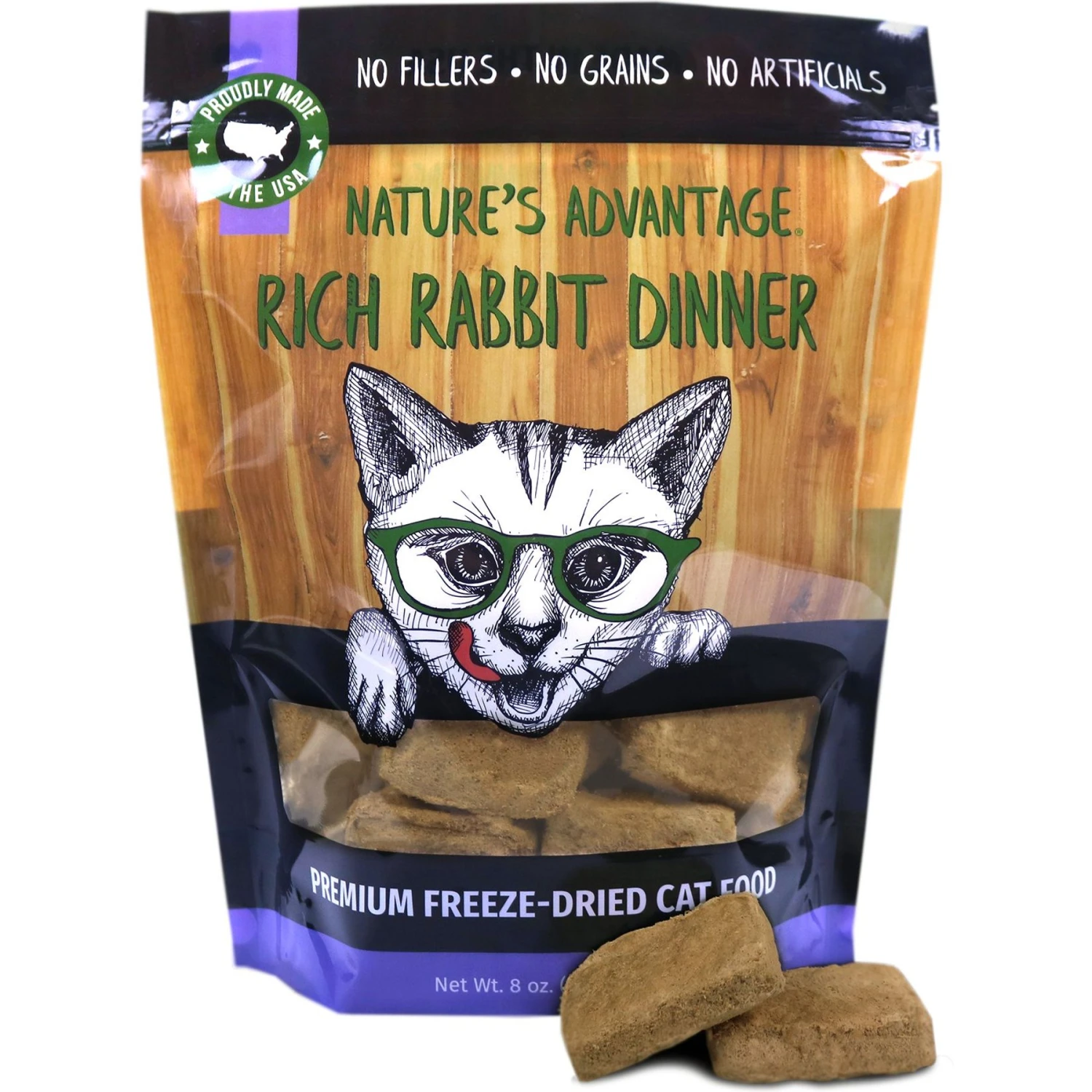 Nature's Advantage Rich Rabbit Dinner Cat Food, 8-oz Bag 3 Nature's Advantage Rich Rabbit Dinner Cat Food, 8-oz Bag