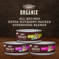 Castor & Pollux Organix Grain-Free Organic Chicken Recipe All Life Stages Canned Cat Food -PurePet Bites Shop 65686 PT4. AC SS1800 V1702938706
