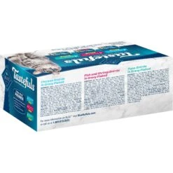 Blue Buffalo Tastefuls Salmon, Chicken, Ocean Fish & Tuna Entrées Variety Pack Pate Wet Cat Food, 3-oz Can, Case Of 12 & Blue Buffalo Tastefuls Tuna, Chicken, Fish & Shrimp Entrées Variety Pack Flaked Wet Cat Food -PurePet Bites Shop 662622 PT6. AC SS1800 V1667329431