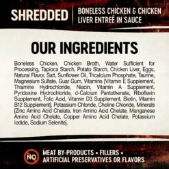 Wellness CORE Signature Selects Shredded Boneless Chicken & Chicken Liver Entree In Sauce Grain-Free Natural Canned Cat Food & Wellness CORE Signature Selects Shredded Boneless Chicken & Beef Entree In Sauce Grain-Free Canned Cat Food -PurePet Bites Shop 662678 PT2. AC SS1800 V1667334801