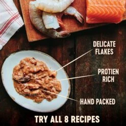 Wellness CORE Signature Selects Shredded Boneless Chicken & Chicken Liver Entree In Sauce Grain-Free Natural Canned Cat Food & Wellness CORE Signature Selects Flaked Skipjack Tuna & Wild Salmon Entree In Broth Grain-Free Canned Cat Food -PurePet Bites Shop 662694 PT7. AC SS1800 V1667324761