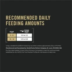 Purina Pro Plan Adult Hairball Chicken & Rice Formula Dry Cat Food -PurePet Bites Shop 67881 PT7. AC SS1800 V1648515988