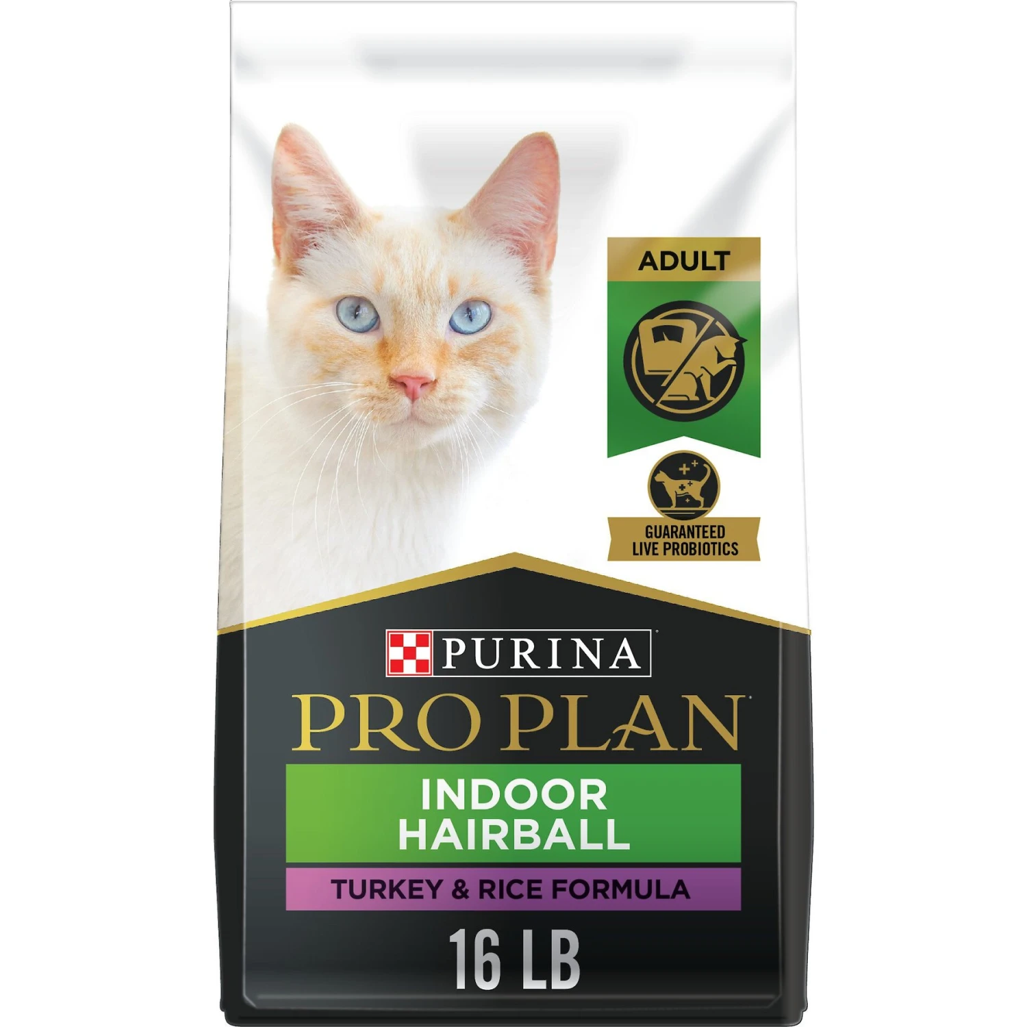 Purina Pro Plan Adult Indoor Hairball Management Turkey & Rice Formula Dry Cat Food 3 Purina Pro Plan Adult Indoor Hairball Management Turkey & Rice Formula Dry Cat Food