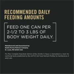 Purina Pro Plan Adult Salmon & Rice Entree In Sauce Canned Cat Food -PurePet Bites Shop 67954 PT7. AC SS1800 V1674494981