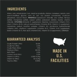 Purina Pro Plan Adult Sole & Vegetable Entree In Sauce Canned Cat Food -PurePet Bites Shop 67958 PT4. AC SS1800 V1636675628