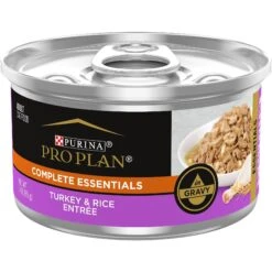 Purina Pro Plan Adult Turkey & Rice Entree In Gravy Canned Cat Food