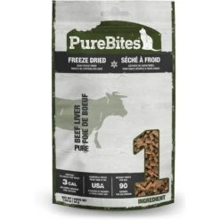 PurePet Bites Shop 38 PureBites Beef Liver Freeze-Dried Raw Cat Treats