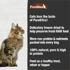 PureBites Turkey Breast Freeze-Dried Raw Cat Treats -PurePet Bites Shop 68239 PT4. AC SS1800 V1677619104