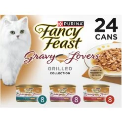 Fancy Feast Gravy Lovers Poultry & Beef Feast Variety Pack Canned Cat Food & PrettyLitter Health Monitoring Cat Litter -PurePet Bites Shop 683070 PT5. AC SS1800 V1678811351