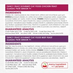 Fancy Feast Senior 7+ Chicken, Beef & Tuna Feasts Variety Pack Canned Cat Food & PrettyLitter Health Monitoring Cat Litter -PurePet Bites Shop 683190 PT3. AC SS1800 V1666185590