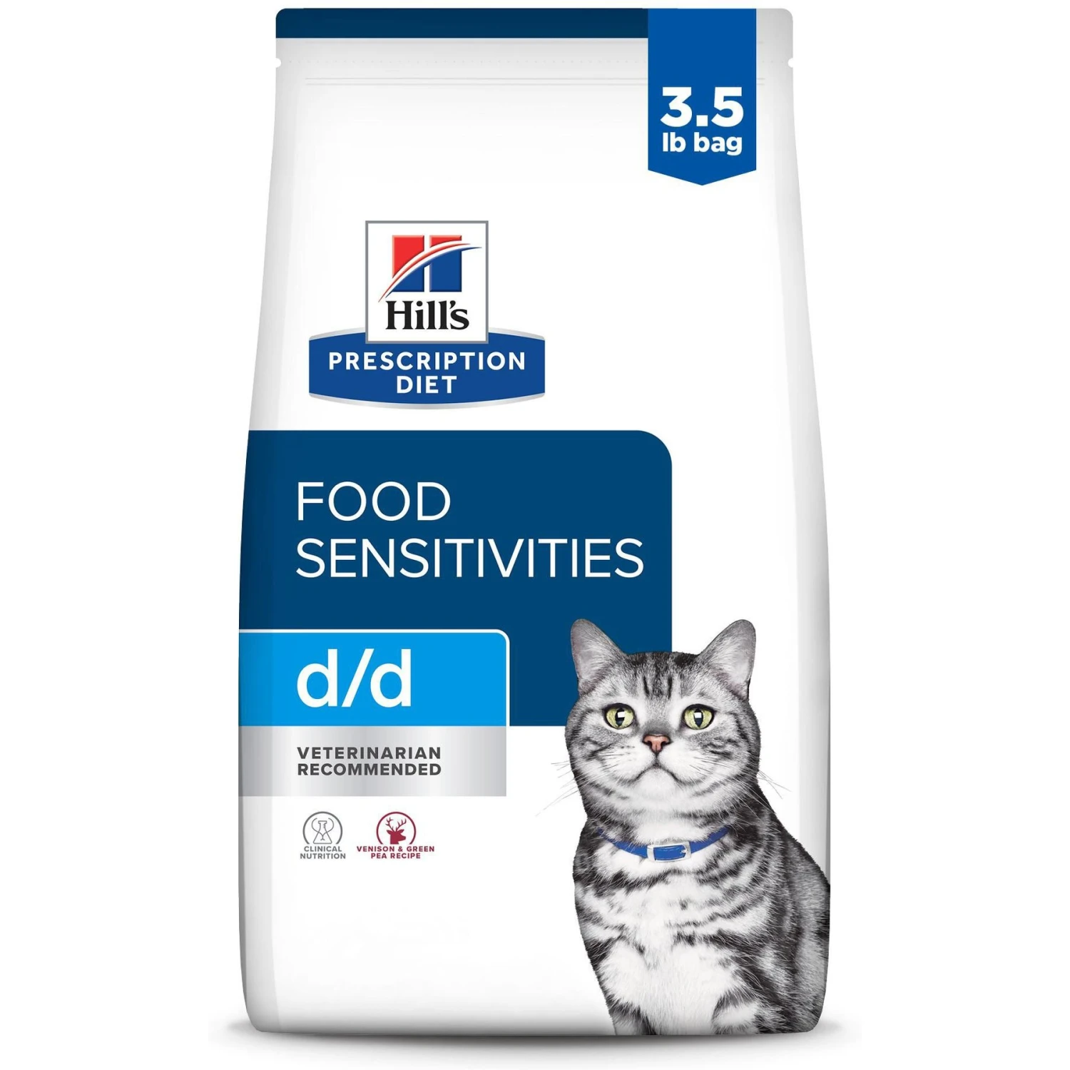 Hill's Prescription Diet D/d Skin/Food Sensitivities Venison & Green Pea Dry Cat Food 3 Hill's Prescription Diet D/d Skin/Food Sensitivities Venison & Green Pea Dry Cat Food