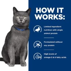 Hill's Prescription Diet D/d Skin/Food Sensitivities Duck & Green Pea Dry Cat Food 16 Hill's Prescription Diet D/d Skin/Food Sensitivities Duck & Green Pea Dry Cat Food -PurePet Bites Shop 69854 PT5. AC SS1800 V1650512784