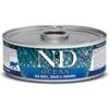 Farmina N&D Ocean Sea Bass & Squid & Shrimp Grain-Free Wet Cat Food, 2.46-oz Can, Case Of 24 -PurePet Bites Shop 734566 MAIN. AC SS1800 V1670441011