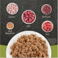 ACANA Beef, Chicken + Tuna Recipe In Bone Broth Grain-Free Wet Cat Food -PurePet Bites Shop 741030 PT2. AC SS1800 V1677270157
