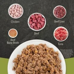 ACANA Beef, Chicken + Tuna Recipe In Bone Broth Grain-Free Wet Cat Food -PurePet Bites Shop 741030 PT3. AC SS1800 V1681753336