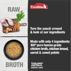 PureBites Cat Broths Chicken & Vegetables Food Topping -PurePet Bites Shop 750462 PT2. AC SS1800 V1677615454