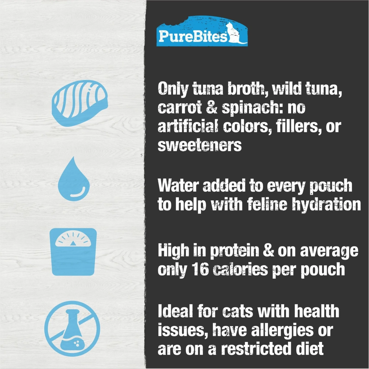 PureBites Cat Broths Tuna & Vegetables Food Topping 7 PureBites Cat Broths Tuna & Vegetables Food Topping - Image 5