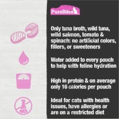 PureBites Cat Broths Tuna & Salmon Food Topping -PurePet Bites Shop 750494 PT4. AC SS1800 V1677604457