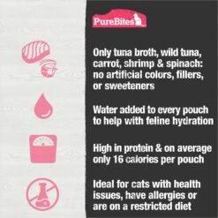 PureBites Cat Broths Tuna & Shrimp Food Topping -PurePet Bites Shop 750510 PT4. AC SS1800 V1677619107
