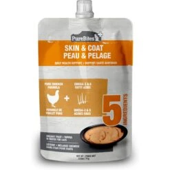PureBites Plus Squeezables- Skin & Coat Cat Food Toppings