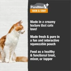 PureBites Plus Squeezables- Skin & Coat Cat Food Toppings 12 PureBites Plus Squeezables- Skin & Coat Cat Food Toppings -PurePet Bites Shop 750622 PT3. AC SS1800 V1677600887