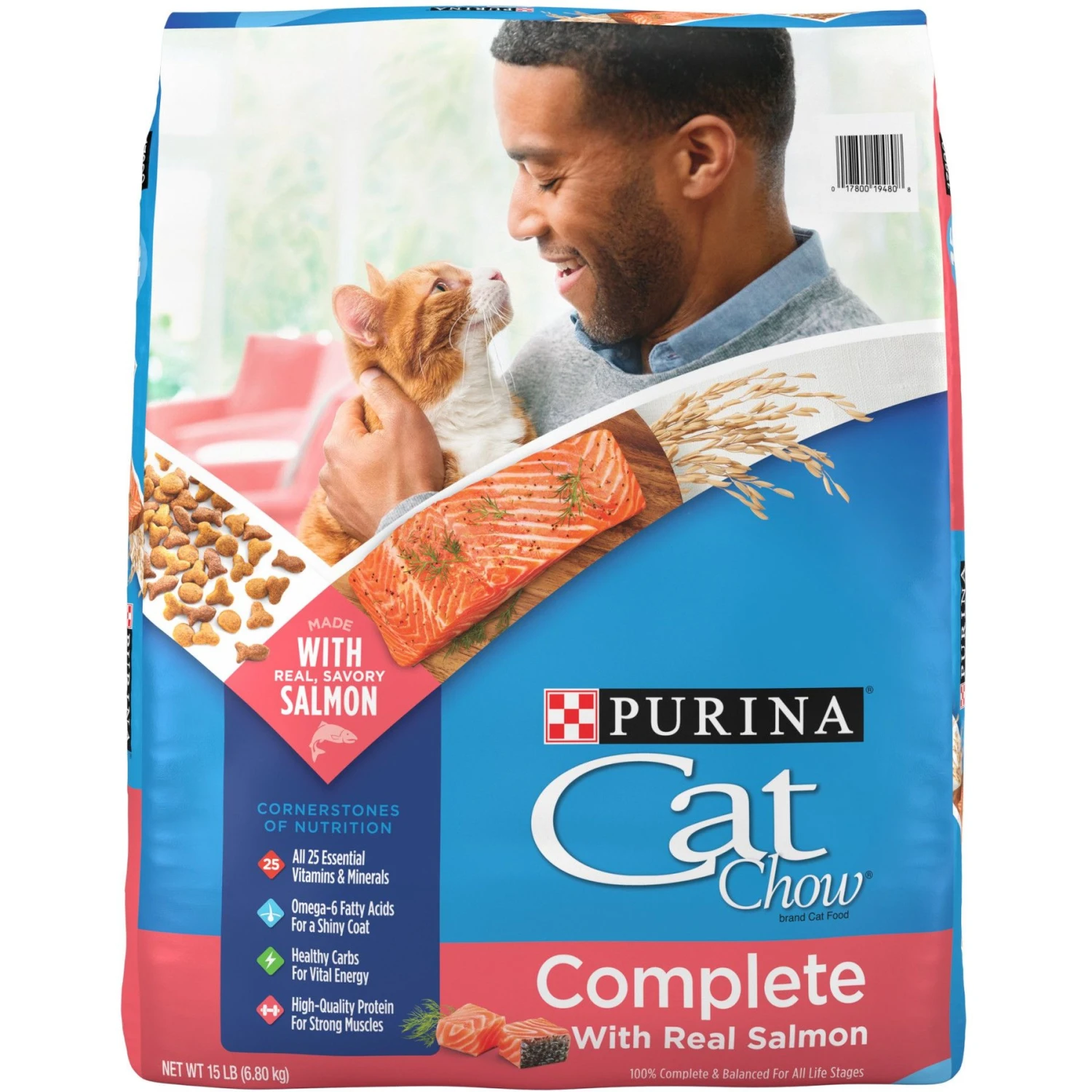 Cat Chow Complete High Protein Salmon Dry Cat Food 3 Cat Chow Complete High Protein Salmon Dry Cat Food