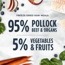 Instinct Meals Wild-Caught Alaskan Pollock Recipe Grain-Free Freeze-Dried Raw Cat Food, 9-oz Bag -PurePet Bites Shop 755806 PT5. AC SS1800 V1690554609