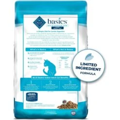 Blue Buffalo Basics Skin & Stomach Care Grain-Free Formula Fish & Potato Indoor Adult Dry Cat Food 12 Blue Buffalo Basics Skin & Stomach Care Grain-Free Formula Fish & Potato Indoor Adult Dry Cat Food -PurePet Bites Shop 75581 PT1. AC SS1800 V1646257327