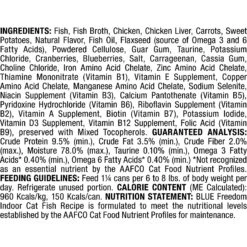 Blue Buffalo Freedom Indoor Adult Fish Recipe Grain-Free Canned Cat Food -PurePet Bites Shop 75598 PT2. AC SS1800 V1585083404