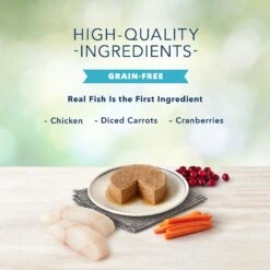 Blue Buffalo Freedom Indoor Adult Fish Recipe Grain-Free Canned Cat Food -PurePet Bites Shop 75598 PT3. AC SS1800 V1585083416