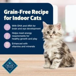 Blue Buffalo Freedom Indoor Kitten Chicken Recipe Grain-Free Dry Cat Food 12 Blue Buffalo Freedom Indoor Kitten Chicken Recipe Grain-Free Dry Cat Food -PurePet Bites Shop 75603 PT3. AC SS1800 V1649126484