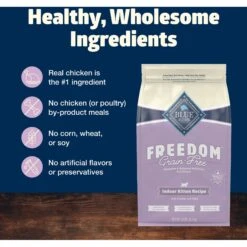Blue Buffalo Freedom Indoor Kitten Chicken Recipe Grain-Free Dry Cat Food 14 Blue Buffalo Freedom Indoor Kitten Chicken Recipe Grain-Free Dry Cat Food -PurePet Bites Shop 75603 PT5. AC SS1800 V1649123486
